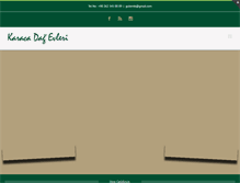 Tablet Screenshot of dagevleri.com